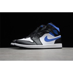 Jordan 1 Mid Racer Blue 554724-140 Basketball Shoes