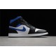 Jordan 1 Mid Racer Blue 554724-140 Basketball Shoes