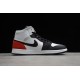 Jordan 1 Mid Red Black Toe 852542-100 Basketball Shoes