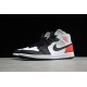 Jordan 1 Mid Red Black Toe 852542-100 Basketball Shoes