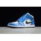 Jordan 1 Mid Signal Blue DD6834-402 Basketball Shoes