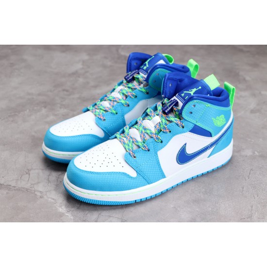 Jordan 1 Mid Sprite DA8010-400 Basketball Shoes