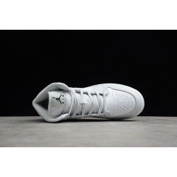 Jordan 1 Mid Swoosh Logo - Grey Camo DD3235-100 Basketball Shoes