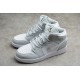 Jordan 1 Mid Swoosh Logo - Grey Camo DD3235-100 Basketball Shoes