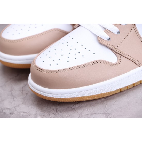 Jordan 1 Mid Tan Gum 554724-271 Basketball Shoes