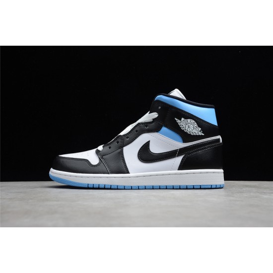 Jordan 1 Mid University Blue BQ6472-102 Basketball Shoes