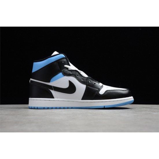 Jordan 1 Mid University Blue BQ6472-102 Basketball Shoes