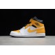 Jordan 1 Mid University Gold 554724-170 Basketball Shoes