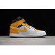 Jordan 1 Mid University Gold 554724-170 Basketball Shoes