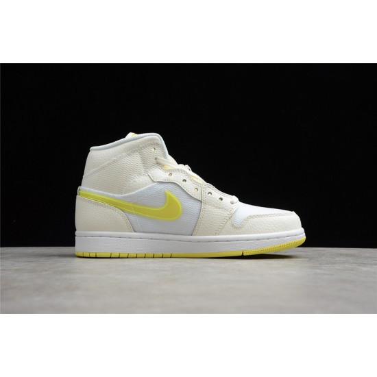 Jordan 1 Mid Voltage Yellow DB2822-107 Basketball Shoes