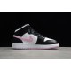Jordan 1 Mid White Light Arctic Pink 555112-103 Basketball Shoes