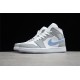 Jordan 1 Mid Wolf Grey Aluminum BQ6472-105 Basketball Shoes