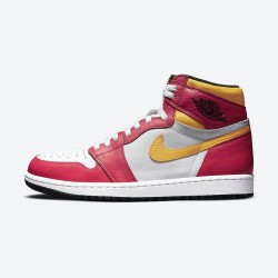 2021 Air Jordan 1 High Light Fusion Red Purple