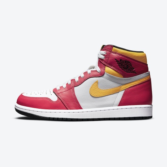 2021 Air Jordan 1 High Light Fusion Red Purple