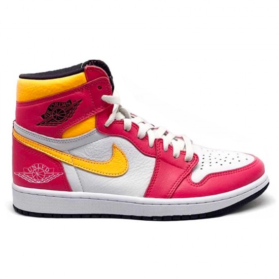 2021 Air Jordan 1 High Light Fusion Red Purple