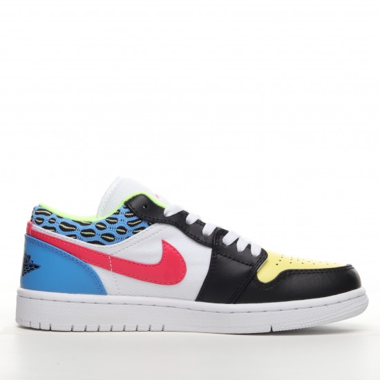 2021 Air Jordan 1 Low Blue Black White Red