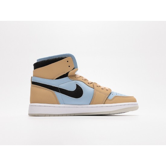 2021 Air Jordan 1 High Zoom CMFT Beige Blue