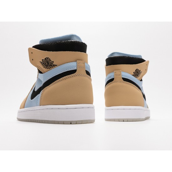 2021 Air Jordan 1 High Zoom CMFT Beige Blue