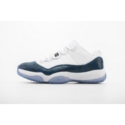 Air Jordan 11 Low Navy Blue Snakeskin