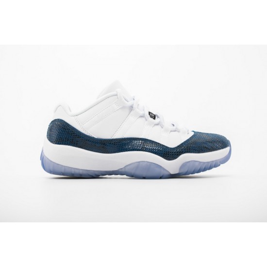 Air Jordan 11 Low Navy Blue Snakeskin