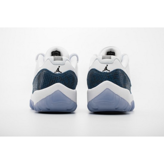 Air Jordan 11 Low Navy Blue Snakeskin