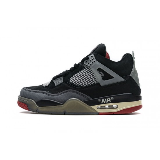 OFF White x Air Jordan 4 Bred