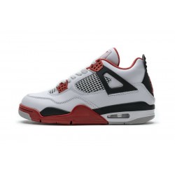 Men Air Jordan 4 Fire Red