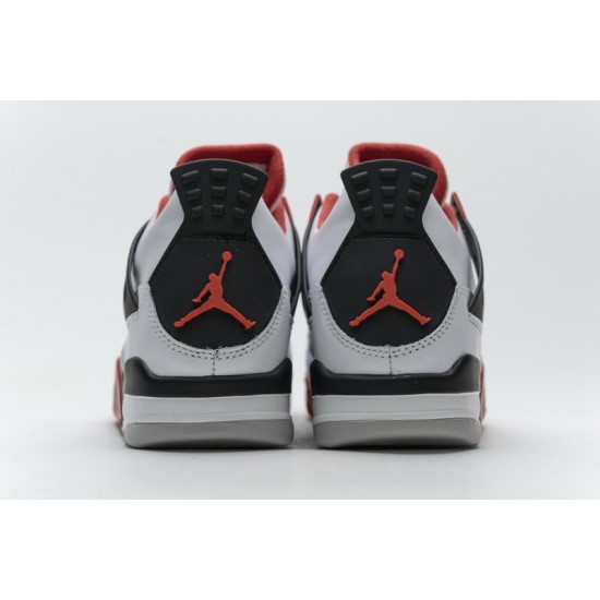 Men Air Jordan 4 Fire Red