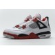 Men Air Jordan 4 Fire Red