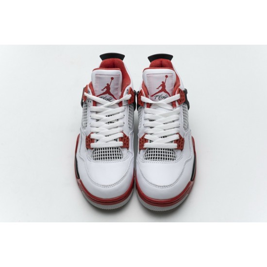 Men Air Jordan 4 Fire Red