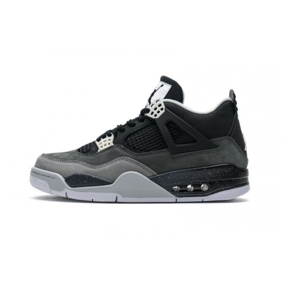 Men Air Jordan 4 Fear Pack Black