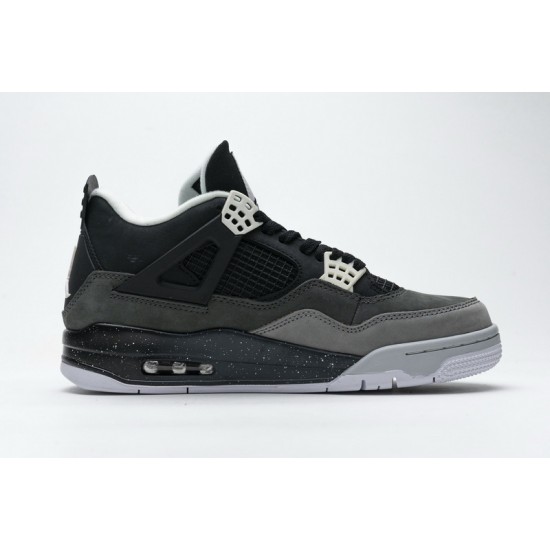 Men Air Jordan 4 Fear Pack Black