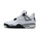 Men Air Jordan 4 White Cement