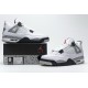 Men Air Jordan 4 White Cement