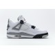 Men Air Jordan 4 White Cement