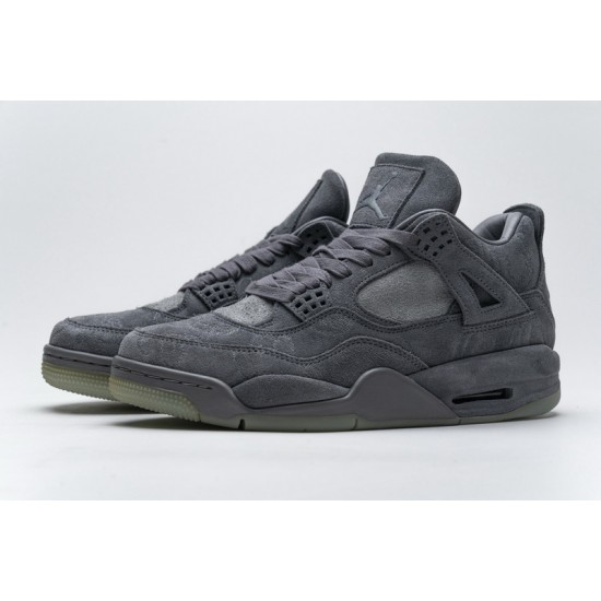 Men KAWS X Air Jordan 4 Grey