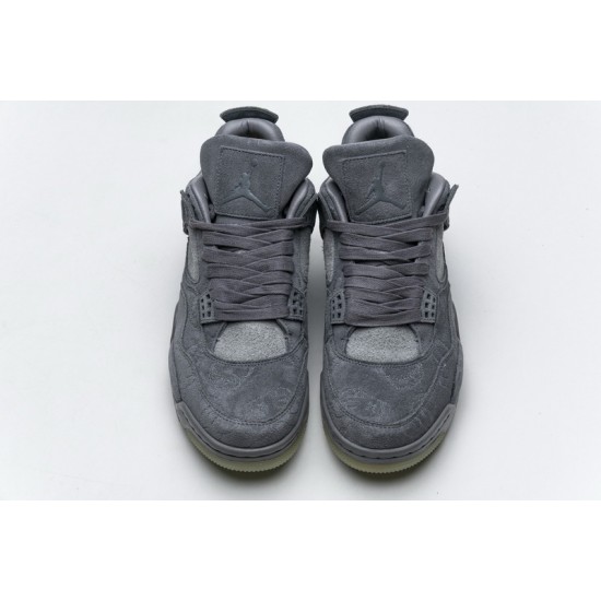 Men KAWS X Air Jordan 4 Grey