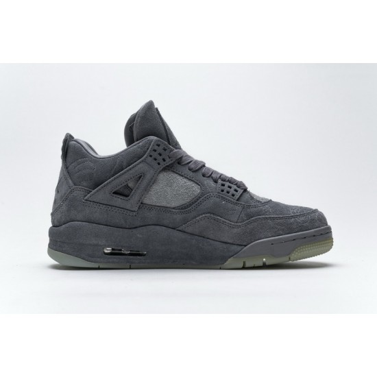 Men KAWS X Air Jordan 4 Grey