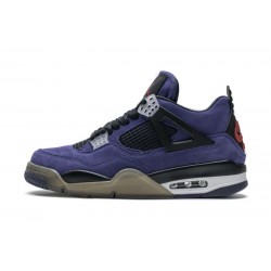 Men Travis Scott x Air Jordan 4 Purple