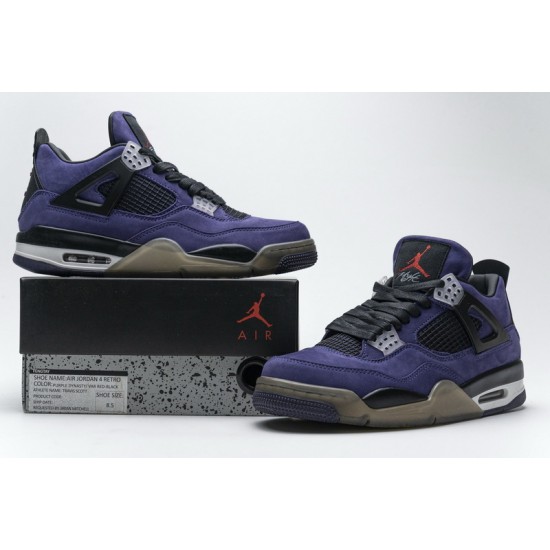 Men Travis Scott x Air Jordan 4 Purple