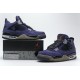 Men Travis Scott x Air Jordan 4 Purple