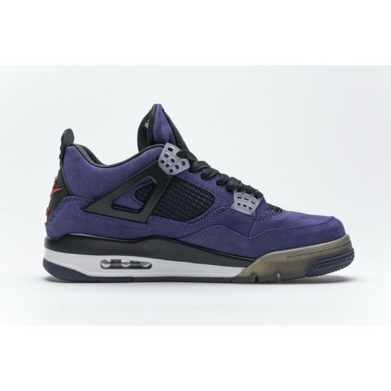 Men Travis Scott x Air Jordan 4 Purple