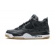 Men Air Jordan 4 Black Laser