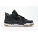 Men Air Jordan 4 Black Laser