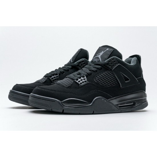 Men Air Jordan 4 Black Cat