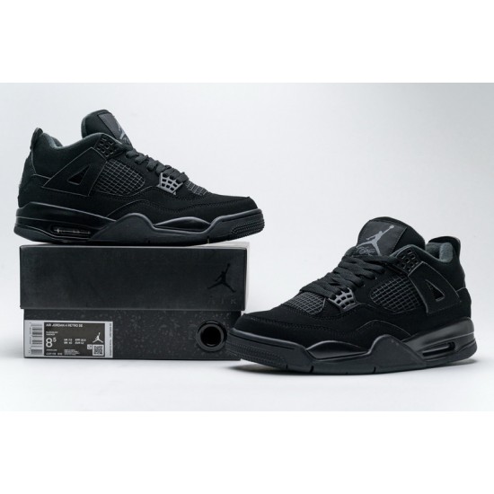 Men Air Jordan 4 Black Cat