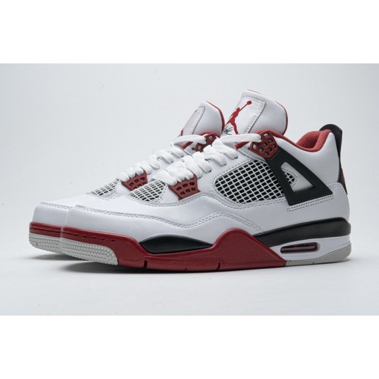 Men Air Jordan 4 Fire Red