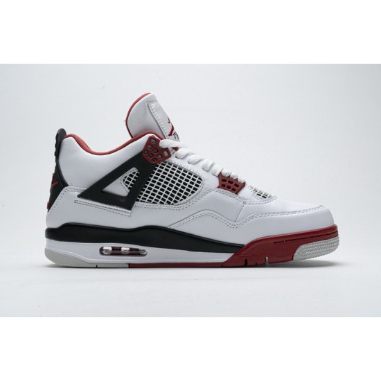 Men Air Jordan 4 Fire Red