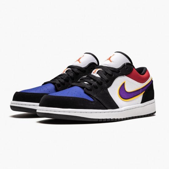 Women/Men Air Jordan 1 Low Lakers Top 3 CJ9216-051 Jordan Shoes