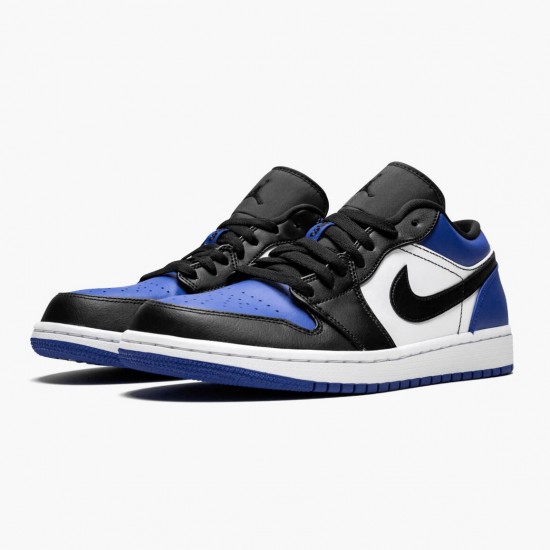 Women/Men Air Jordan 1 Low Royal Toe CQ9446-400 Jordan Shoes